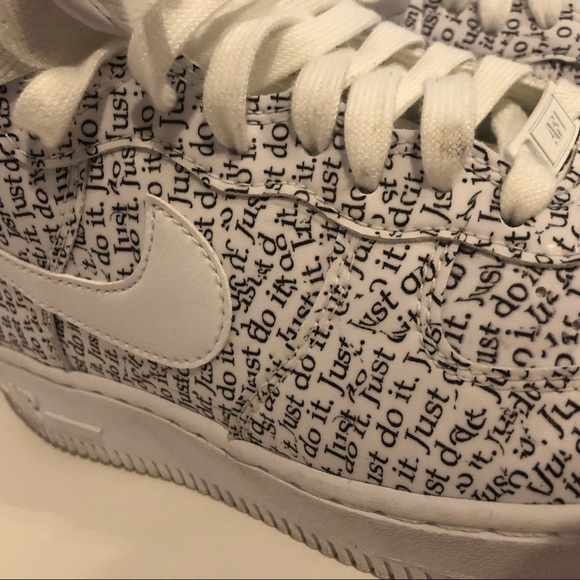 Just do it nike Air Force ones - Picture 4 of 8